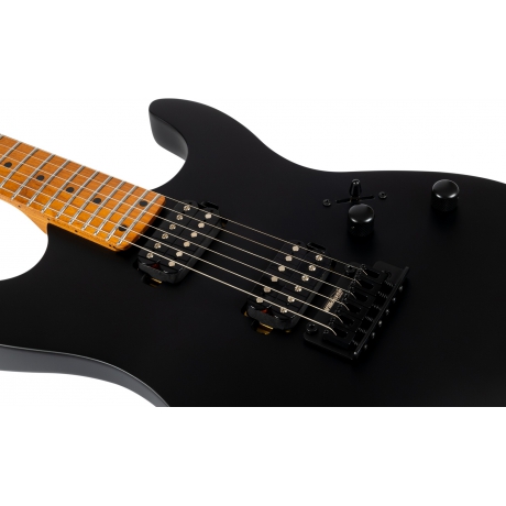 Jet JS-500 MBK HH Elektro Gitar (Satin Black)<br>Fotoğraf: 4/9