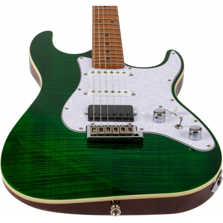 Jet JS-600 TGR HSS Elektro Gitar (Transparent Green)<br>Fotoğraf: 3/10