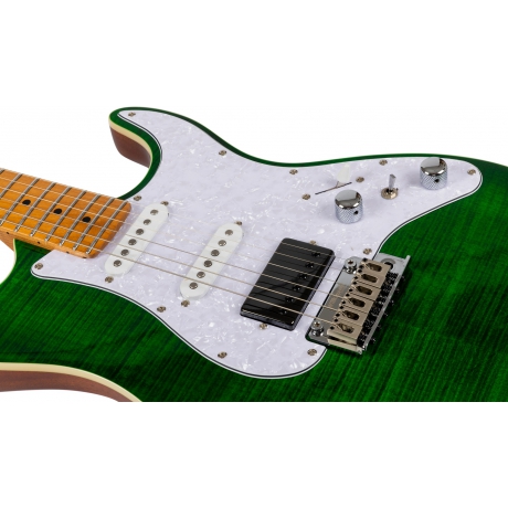 Jet JS-600 TGR HSS Elektro Gitar (Transparent Green)<br>Fotoğraf: 4/10
