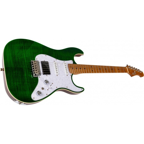 Jet JS-600 TGR HSS Elektro Gitar (Transparent Green)<br>Fotoğraf: 9/10