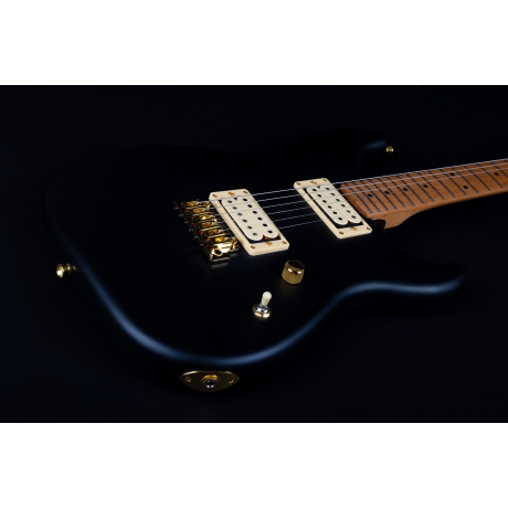 Jet JS-700 MBK HH Elektro Gitar (Matt Black)<br>Fotoğraf: 4/7