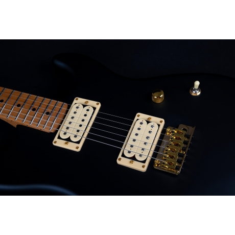 Jet JS-700 MBK HH Elektro Gitar (Matt Black)<br>Fotoğraf: 6/7