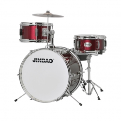 JIinbao 3 Parça Junior Davul Seti (Kırmızı)