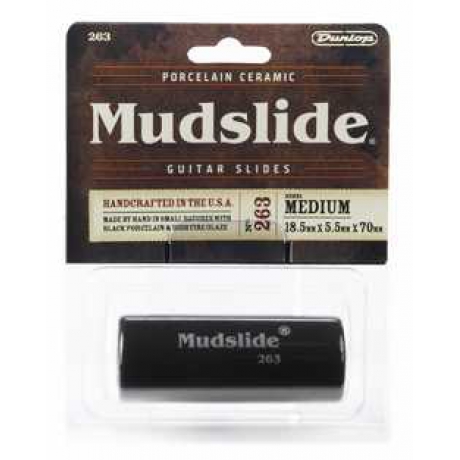 Jim Dunlop 263SI Mudslide Porcelain Medium Slide<br>Fotoğraf: 1/1