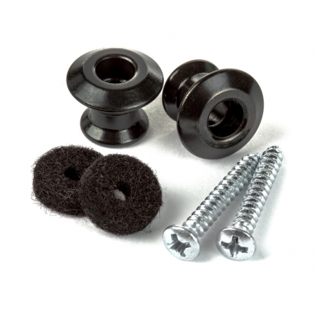 Jim Dunlop 2PSLS033BK Straplok Dual Design Askı Pini 2'li Set (Si