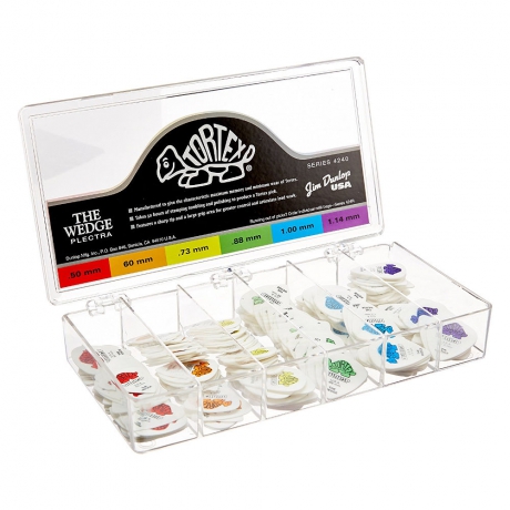 Jim Dunlop 4240 Tortex Wedge Pena Kutusu<br>Fotoğraf: 1/1