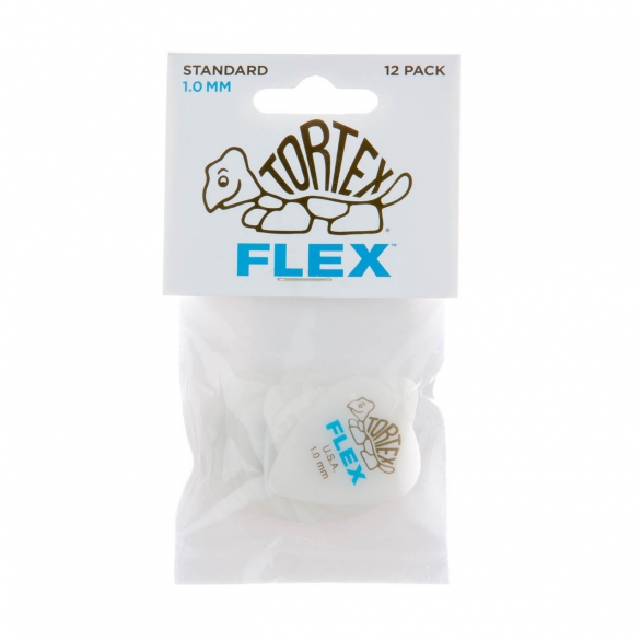 Jim Dunlop 428P100 Tortex Flex Std Nat 12'li Paket Pena (1.00 mm), Fotoğraf: 1/2