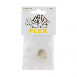 Jim Dunlop 428p.60 Tortex Flex Std Nat 12'li Paket Pena (0.60 mm)