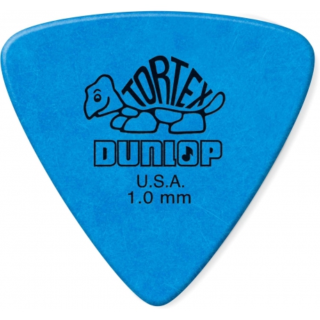 Jim Dunlop 431P1.0 Tortex Triangle Blue 6'lı Paket Pena (1.00 mm)<br>Fotoğraf: 2/3