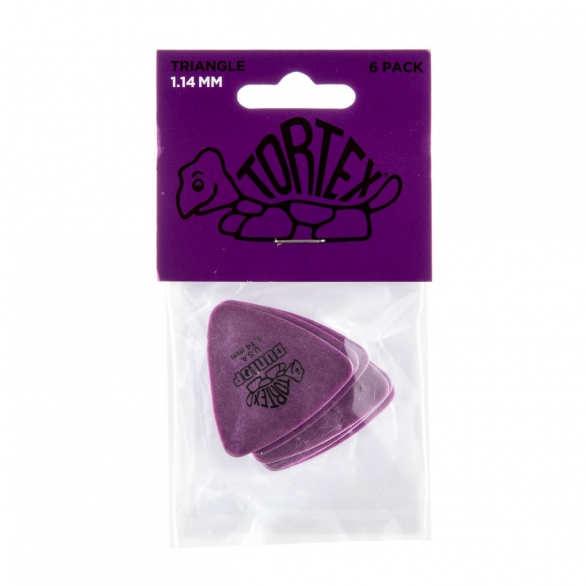 Jim Dunlop 431p1.14 Tortex Tri 6'lı Paket Pena (1.14 mm), Fotoğraf: 1/2