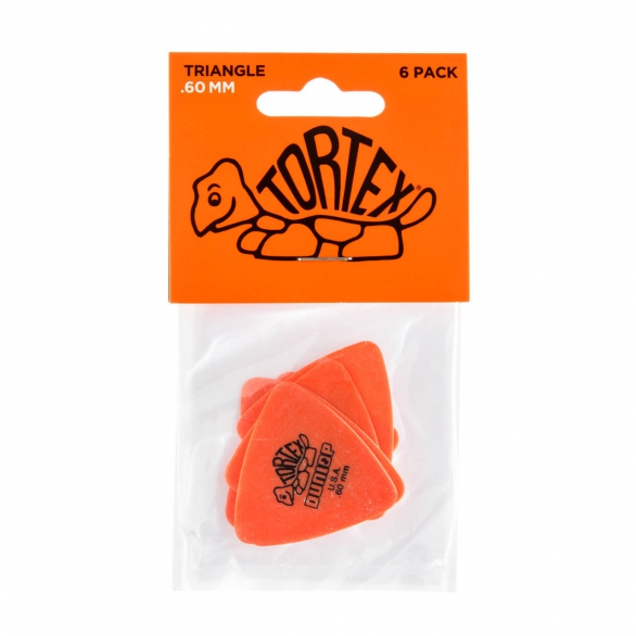 Jim Dunlop 431p.60 Tortex Tri 6'lı Paket Pena (0.60 mm), Fotoğraf: 1/4