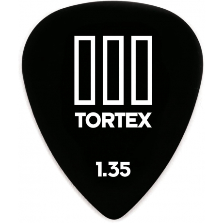 Jim Dunlop 462R1.35 Tortex III Pena /1.35 mm)<br>Fotoğraf: 1/1