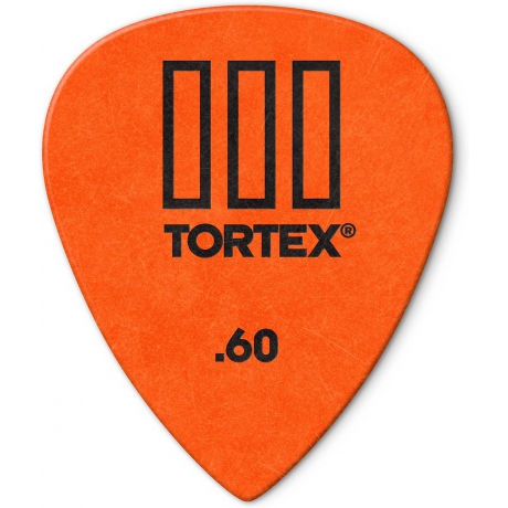 Jim Dunlop 462R.60 Tortex III Pena (0.60 mm)<br>Fotoğraf: 2/2