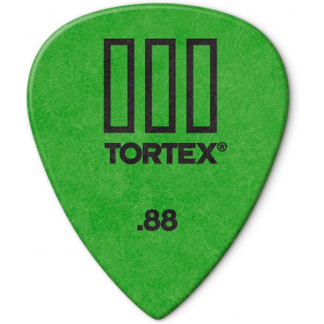 Jim Dunlop 462R.88 Tortex III Pena (0.88 mm)<br>Fotoğraf: 2/2