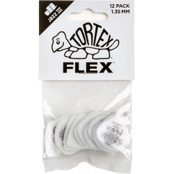 Jim Dunlop 468P135 Tortex Flex Jazz III 12'li Paket Pena (1.35 mm)