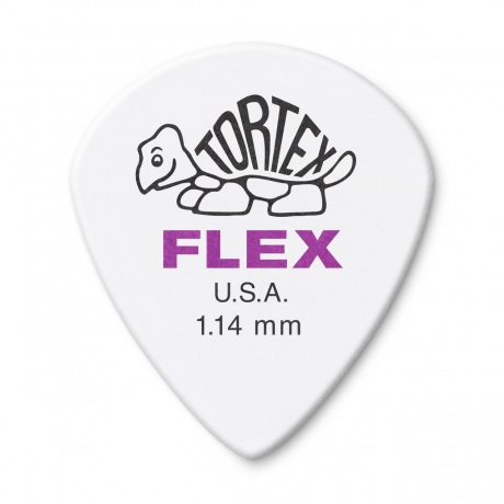Jim Dunlop 468R1.14 Tortex Flex Jazz III Pena (1.14 mm)<br>Fotoğraf: 1/2
