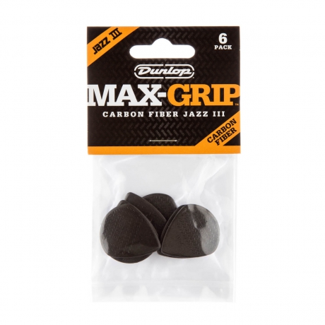 Jim Dunlop 471P3C Nyl Max Grip Jazz-6lı Paket Pena<br>Fotoğraf: 1/1
