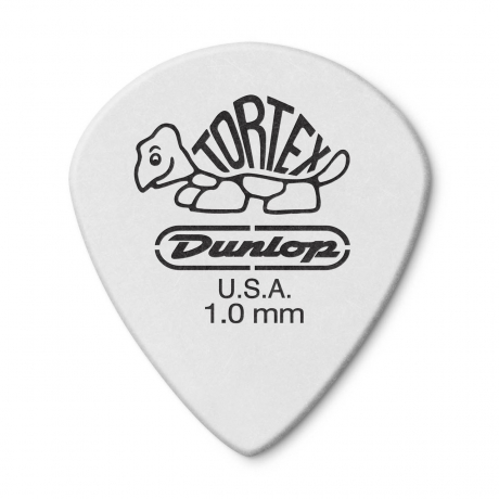Jim Dunlop 478R1.0 Tortex White Jazz III Pena (1.00 mm)<br>Fotoğraf: 1/3
