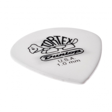 Jim Dunlop 478R1.0 Tortex White Jazz III Pena (1.00 mm)<br>Fotoğraf: 2/3