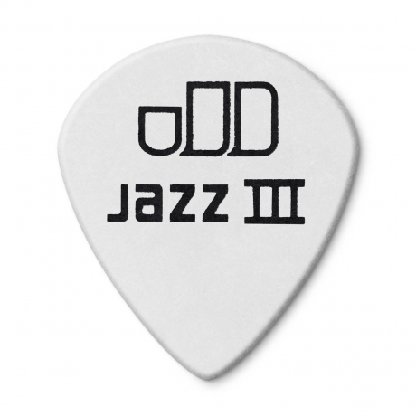 Jim Dunlop 478R1.14 Tortex White Jazz III Pena (1.14 mm)<br>Fotoğraf: 3/3
