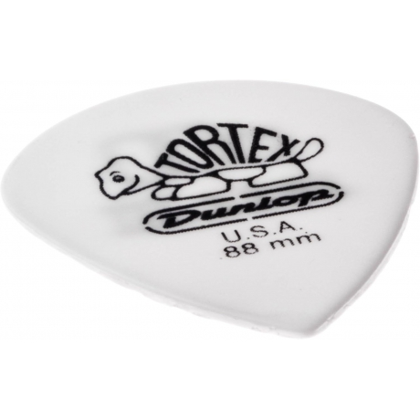 Jim Dunlop 478R.88 Tortex White Jazz III Pena (0.88 mm)<br>Fotoğraf: 2/3