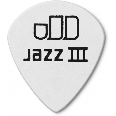 Jim Dunlop 478R.88 Tortex White Jazz III Pena (0.88 mm)<br>Fotoğraf: 3/3