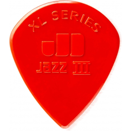 Jim Dunlop 47PXLN Nylon Jazz III XL 6'lı Paket Pena (Kırmızı)<br>Fotoğraf: 1/2