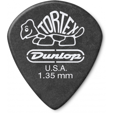 Jim Dunlop 482R1.35 Tortex Pb Jazz III Pena (1.35 mm)<br>Fotoğraf: 1/3