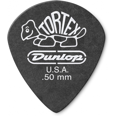 Jim Dunlop 482R.50 Tortex Pb Jazz III Pena (0.50 mm)<br>Fotoğraf: 1/3