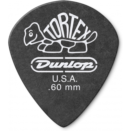Jim Dunlop 482R.60 Tortex Pb Jazz III Pena (0.60 mm)<br>Fotoğraf: 1/3