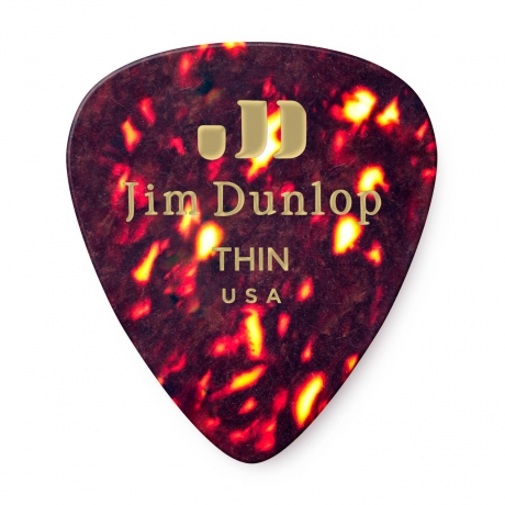 Jim Dunlop 483R05TH Celluloid Shell Pena (Thin)<br>Fotoğraf: 1/2