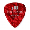 Jim Dunlop 483R09MD Celluloid Red Pearloid Pena (Medium)<br>Fotoğraf: 1/2