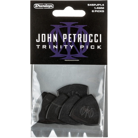 Jim Dunlop 545PJP1.4 John Petrucci Trinity 6'lı Paket Pena (1.4 mm)<br>Fotoğraf: 2/2