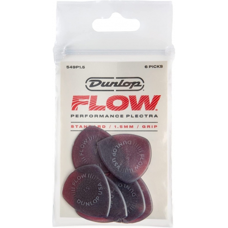 Jim Dunlop 549p1.5 Flow 6lı Paket Pena (1.50 mm)<br>Fotoğraf: 1/1