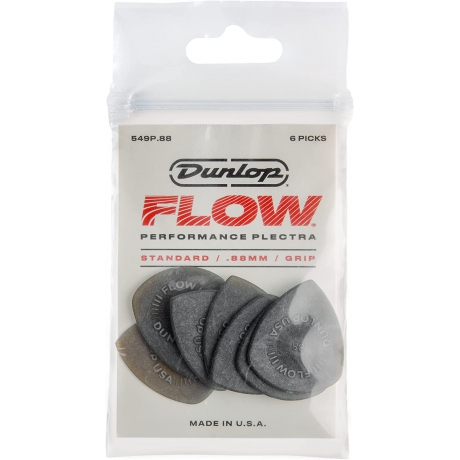 Jim Dunlop 549p.88 Flow 6lı Paket Pena (0.88 mm)<br>Fotoğraf: 1/1