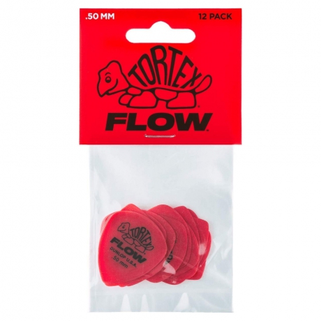 Jim Dunlop 558P.50 Tortex Flow 12li Pena (0.50 mm)<br>Fotoğraf: 3/3