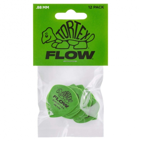 Jim Dunlop 558P.88 Tortex Flow 12li Pena (0.88 mm)<br>Fotoğraf: 3/3