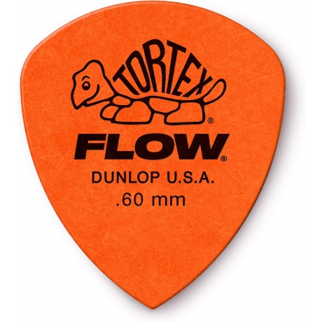 Jim Dunlop 558R.60 Tortex Flow Std Pena (0.60 mm)<br>Fotoğraf: 1/3