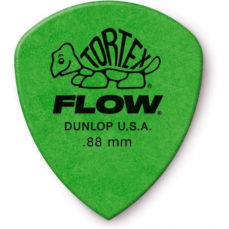 Jim Dunlop 558R.88 Tortex Flow Std Pena (0.88 mm)<br>Fotoğraf: 1/3