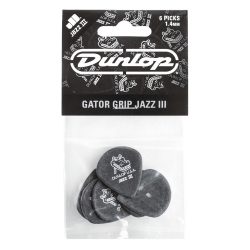 Jim Dunlop 571P140 Gator Grip Jazz III 6'lı Paket Pena