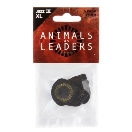 Jim Dunlop AALP04 Animals As Leaders Javier Reyes Tortex Jazz III XL 6'lı Paket Pena (0.73 mm)<br>Fotoğraf: 1/2