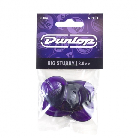 Jim Dunlop Big Stubby 6lı Pena Seti (3.00mm)<br>Fotoğraf: 1/2