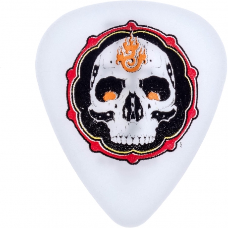 Jim Dunlop BL40 Alan Forbes Blackline Flame Skull Pena (0.60 mm)