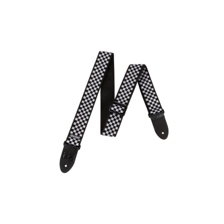Jim Dunlop Black & White Check Gitar Askısı<br>Fotoğraf: 1/3