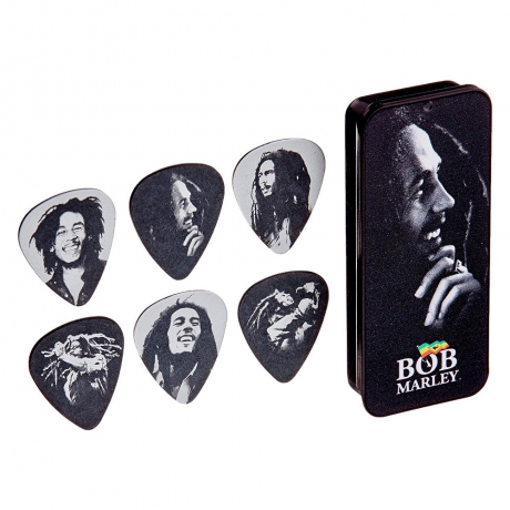 Jim Dunlop Bob Marley 6lı Pena Seti (Heavy)<br>Fotoğraf: 1/1