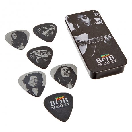 Jim Dunlop Bob Marley 6lı Pena Seti (Medium)<br>Fotoğraf: 1/1