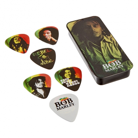Jim Dunlop Bob Marley Rasta 6lı Pena Seti (Medium)<br>Fotoğraf: 1/1
