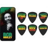 Jim Dunlop BOBPT07M Medium Tin Picks with Bob Marley Quote 6'lı Kutu Pena (Medium)<br>Fotoğraf: 1/1