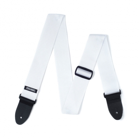 Jim Dunlop D07-01WH Poly Strap Gitar Askısı (Beyaz)<br>Fotoğraf: 1/2