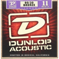 Jim Dunlop DAB48 80/20 Bronze Extra Light Akustik Gitar Teli (48)
